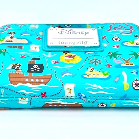 Loungefly Pirate Mickey And Friends AOP Wallet - Picture 3 of 7